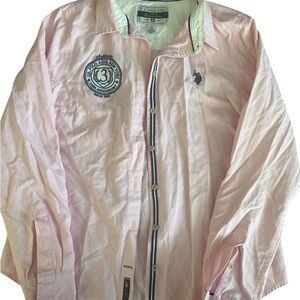 U.S. Polo Assn. Light Pink Button-Up Shirt